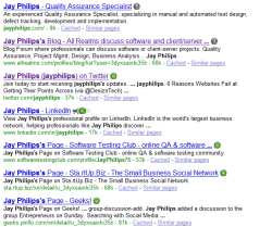Google Search Results for Jay Philips